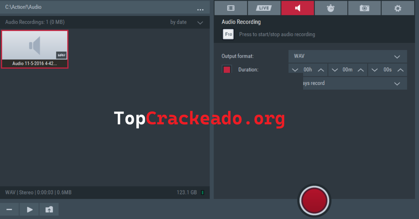 Mirillis Action! Crackeado